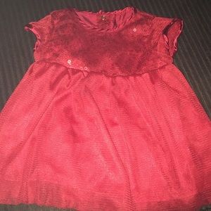 Dark red dress worn once
